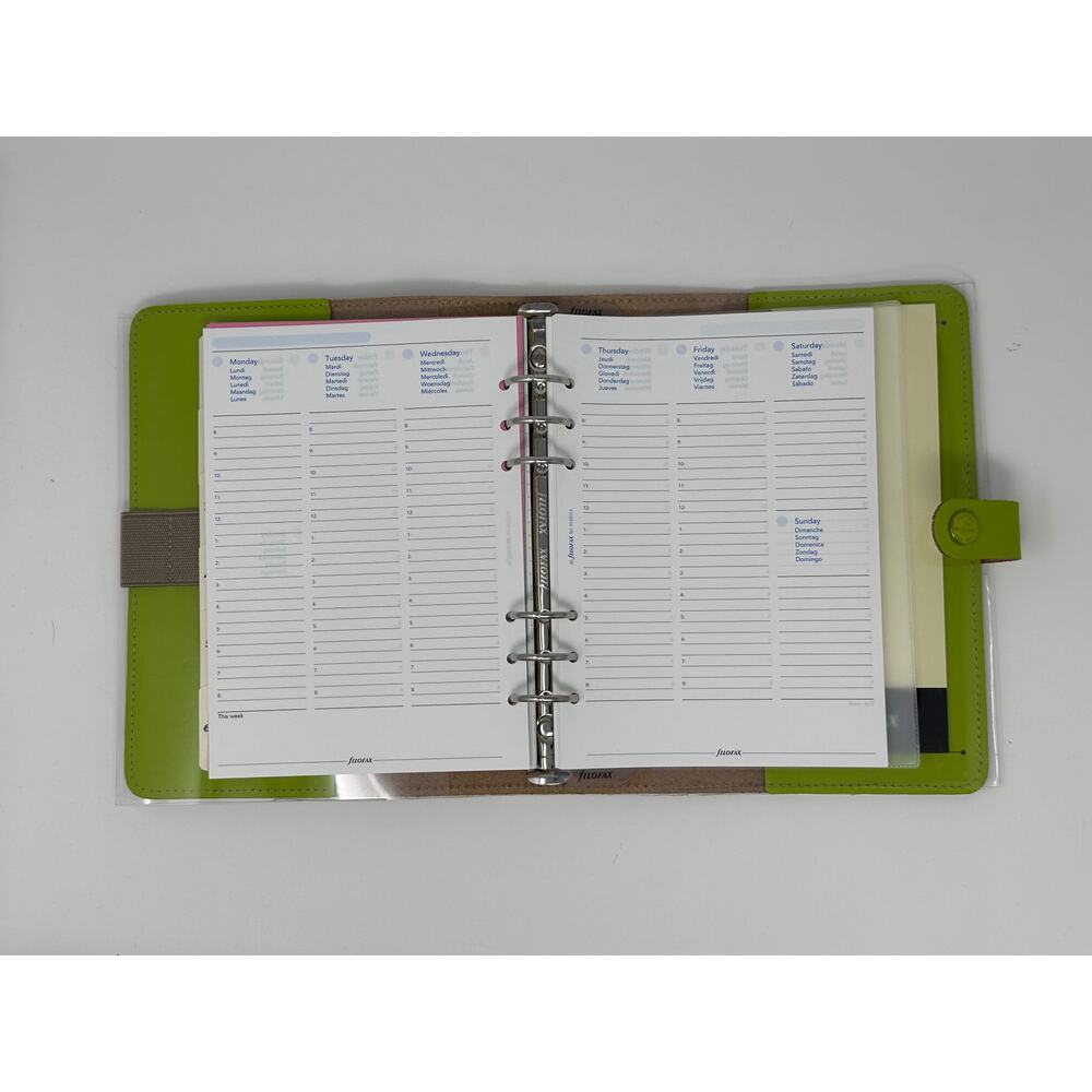 Filofax A5 Original Organizer in Pear - Picture 5 of 6